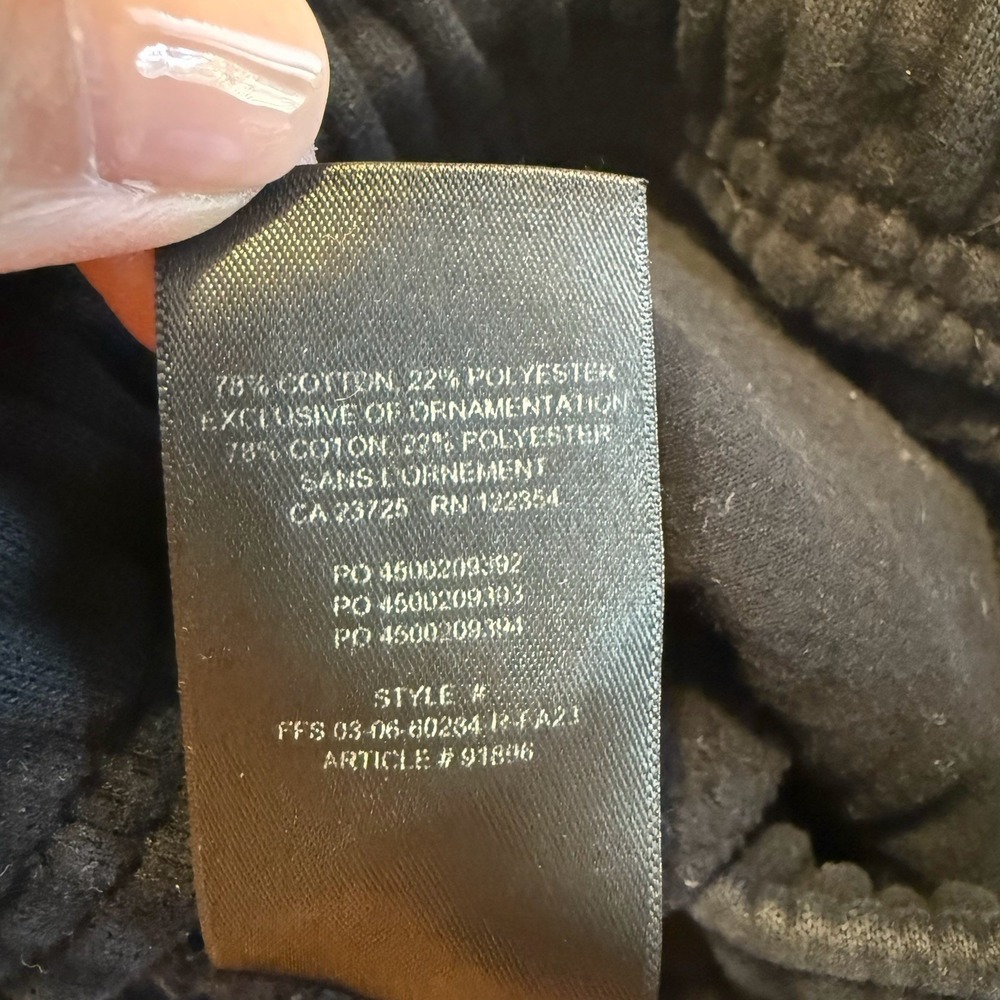 TNA Sweatfleece Joggers Women's Small Black Cozy‎ Fleece Mega Fit Streetwear EUC - Picture 11 of 12